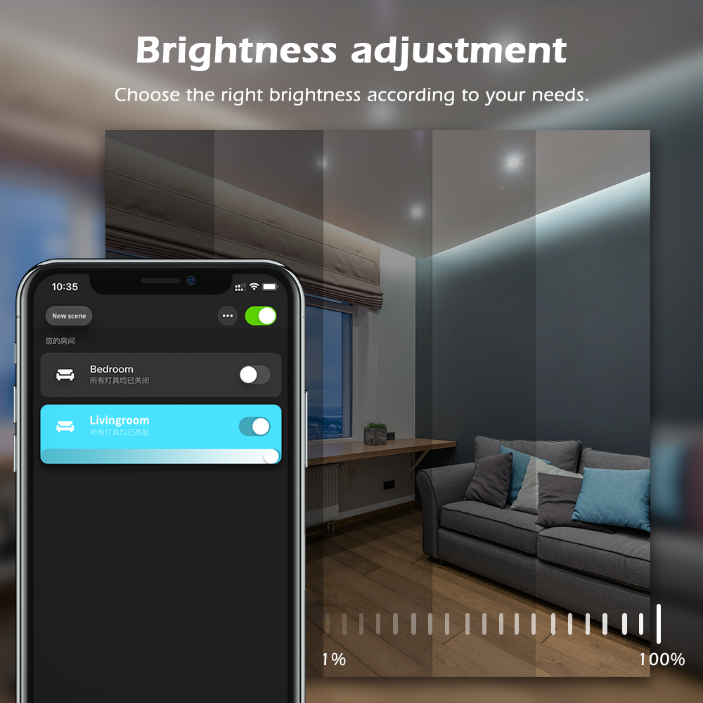 Zigbee 5In1 LED Light Controller Voice/APP/RF Remote Control Zigbee 5In1 LED Light Controller Voice/APP/RF Remote Control